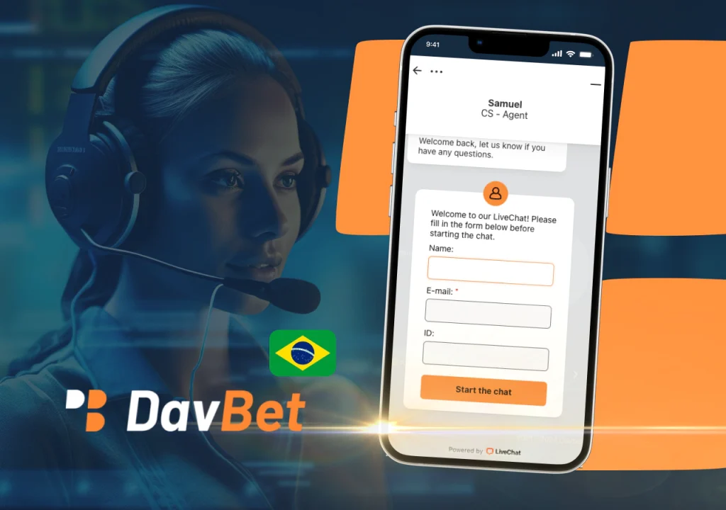 Suporte Ao Cliente no site Davbet